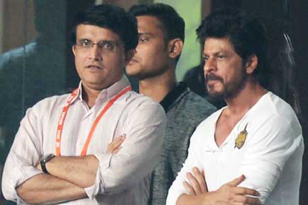 IPL 9: Sourav Ganguly and Shah Rukh cheer as KKR win at Eden