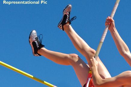 Pole vaulter injures ankle, no ambulance or doctor adds to misery
