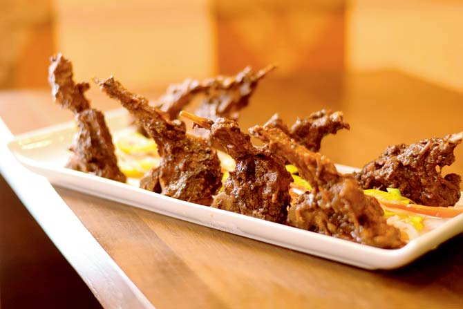 The Bhagnari version of mutton chops. PICS/The Gourmet Food Co 