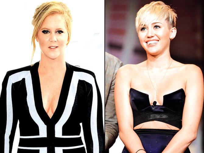 Amy Schumer and Miley Cyrus