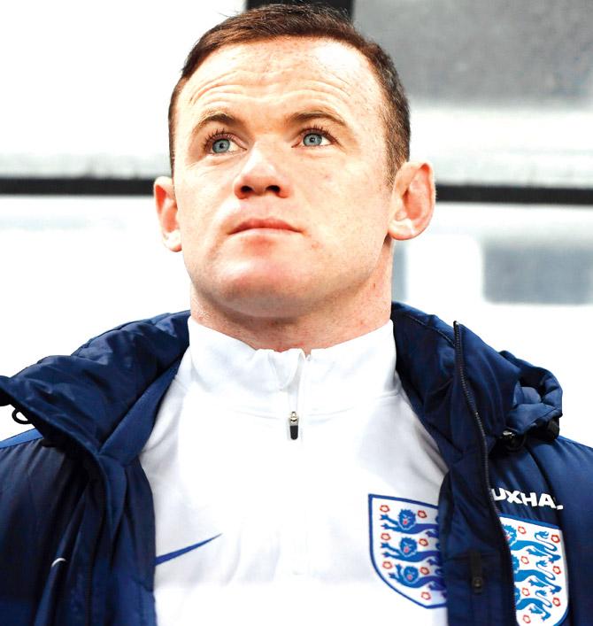 Wayne Rooney was dropped in England