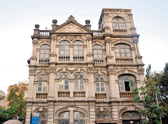 Architectural gem Dhun Lodge, whose cementing and final demolition lost Tardeo more than a little lustre. Pic courtesy Simin Patel/Bombaywalla