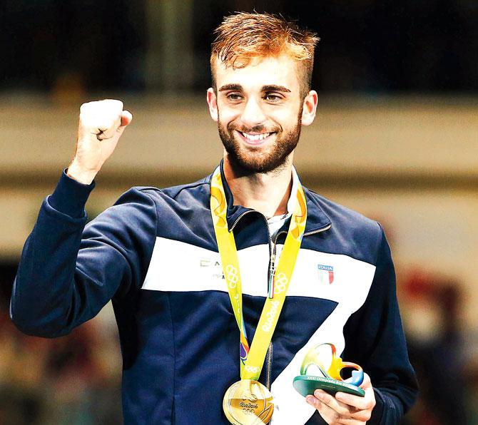 Olympics fencing champion Daniele Garozzo. Pic/Getty Images