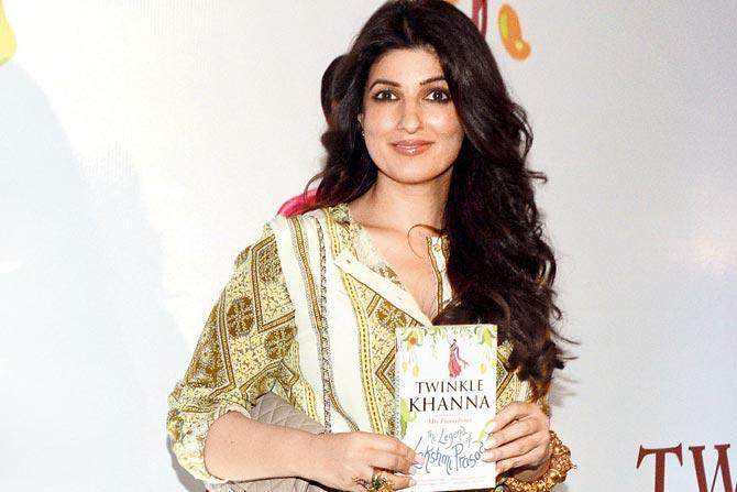 Twinkle Khanna with her new book
