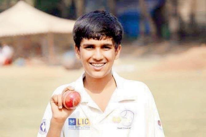 Dev Patel of Jamnabai Narsee picked up 10 wkts for nine runs