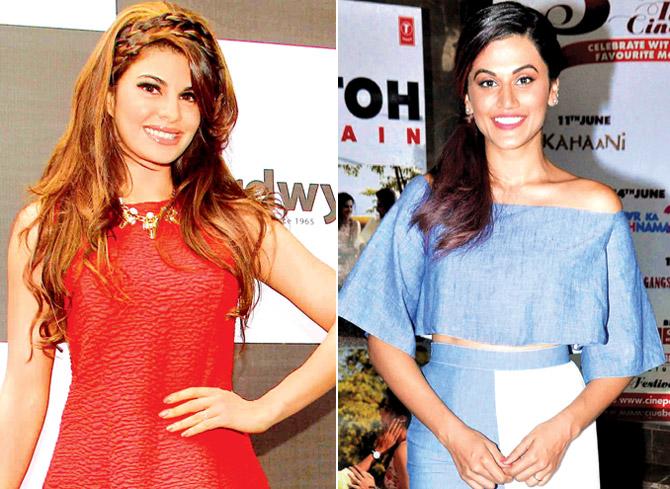 Jacqueline Fernandez and Taapsee Pannu