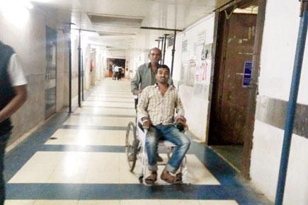 Hell on wheels: 65-year-old begs as son writhes in pain at Sion Hospital