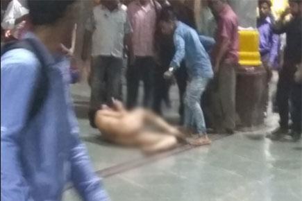 Naked man caught screaming 'Modi Modi' at CST railway station