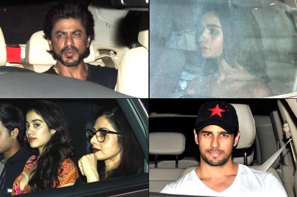 Photos: Shah Rukh Khan, Alia Bhatt, other celebs watch 