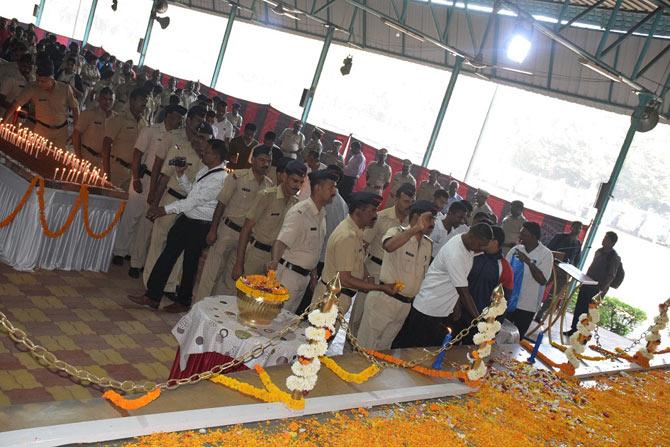 Floral tributes to 26/11 Mumbai terror attack martyrs in Pune