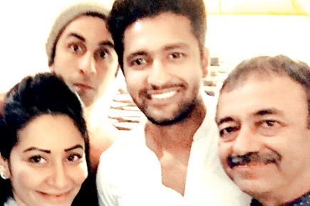 Does this photo confirm Vicky Kaushal's presence in Sanjay Dutt biopic?