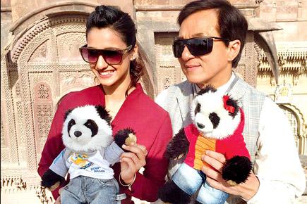 Disha Patani gets to 'meet' Jackie Chan's lucky mascots