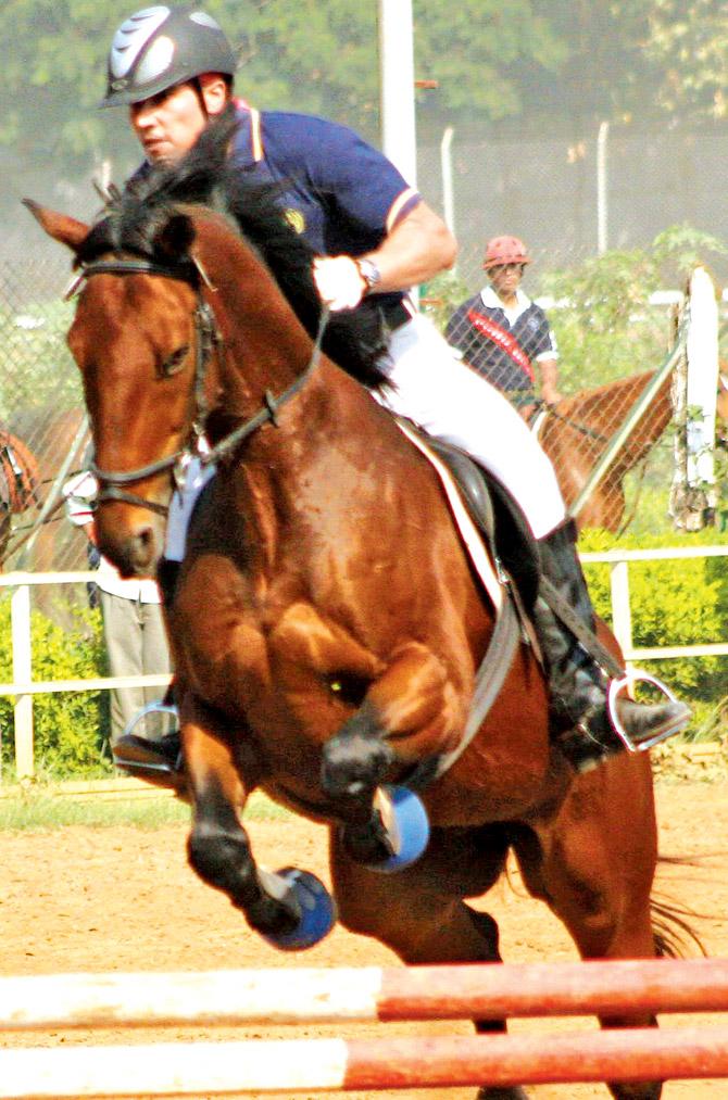 Randeep Hooda with his horse, Simply Supreme