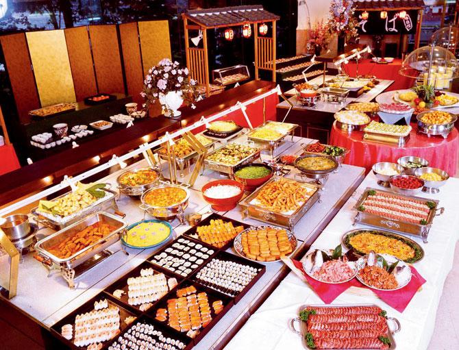 A lavish wedding spread by Desai