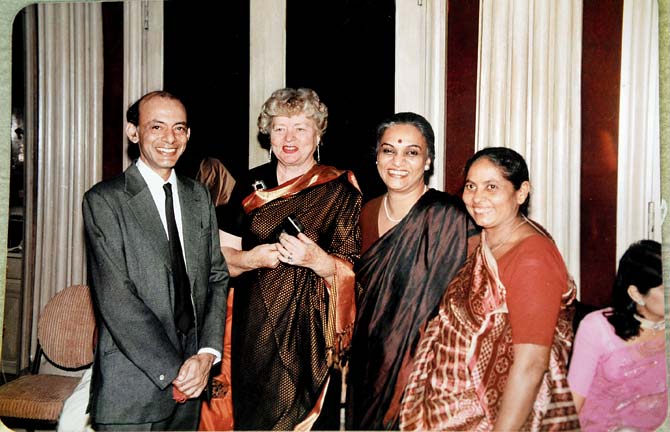 The four original CAC partners (from left) Muzaffar Ali Khan, Vina Mody, Hema Sankalia and Amritlal Mistry’s wife, Lalita