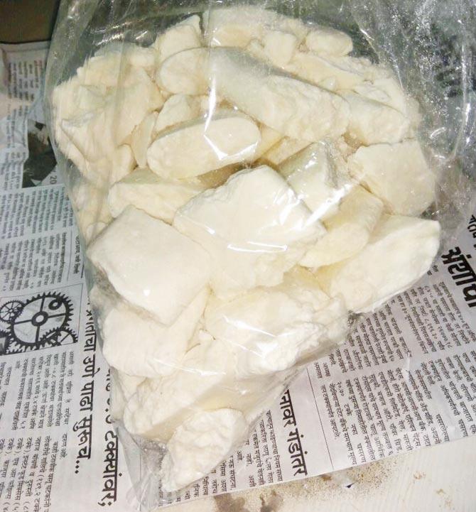 2 kg cocaine was seized from the woman