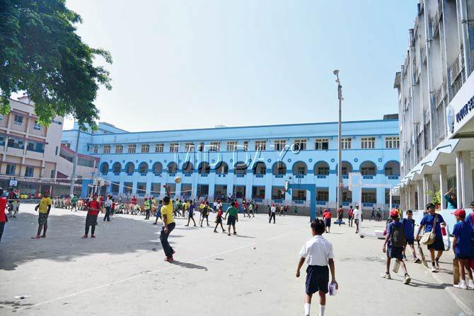 The Don Bosco High School in Matunga. Pics/Suresh Karkera