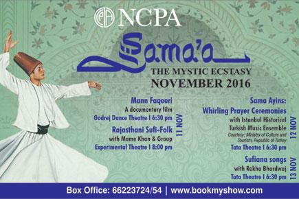 NCPA to host the eighth edition of 'Sama'a on November