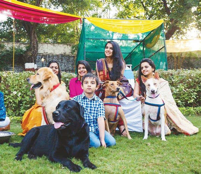Guests were allowed to bring their pets. Pics courtesy/Frontal Knots