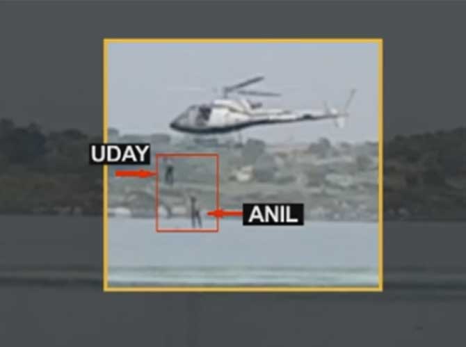  Two Kannada actors feared dead after jumping from copter into lake while performing film stunt