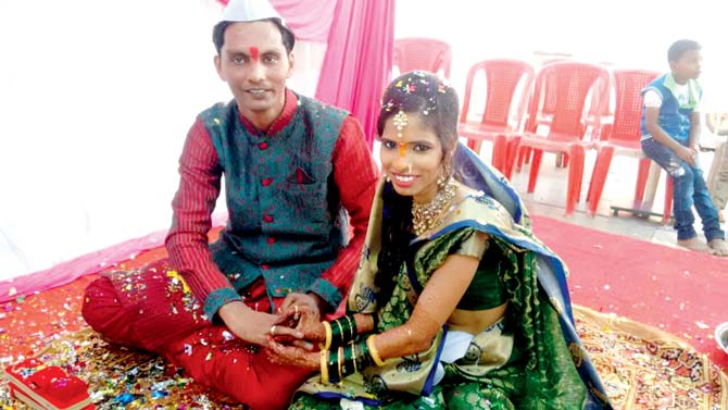 Ganesh Mohite and fiancee Jyoti Gurav