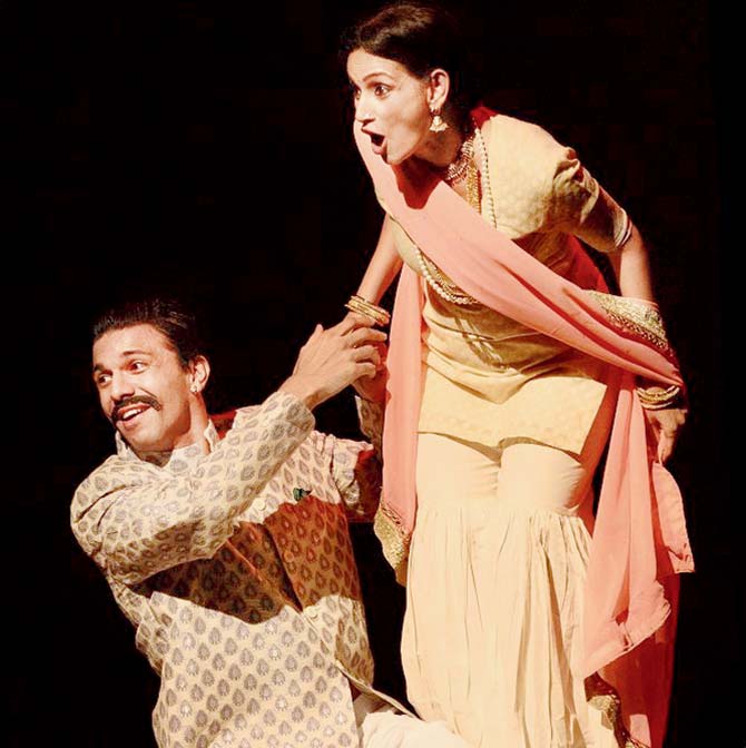 Rajeshwari Sachdev (right) in a scene from Gauhar Jaan; (below) Lillete Dubey, director