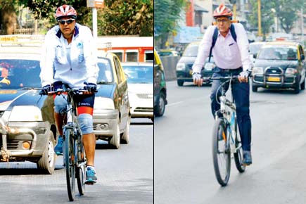 Mumbai: Senior cop cycles from Dadar home to Bandra office everyday