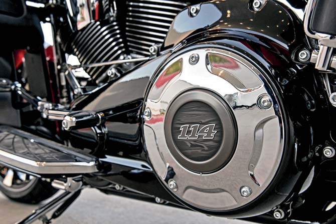 The 114 cubic-inch Milwaukee-Eight churns out 168 Nm of twist
