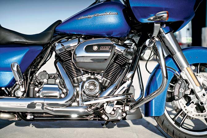 The 107 cubic-inch engine produces 151 Nm of torque. Pics/Harley Davidson
