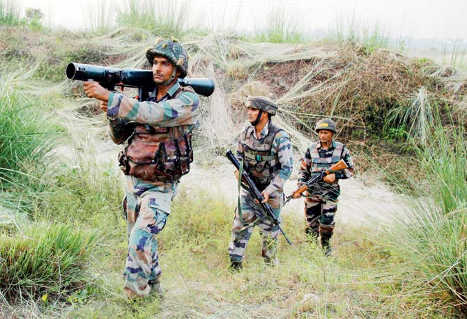 The Indian Army retaliated after yesterday’s offensive. Pic for representation
