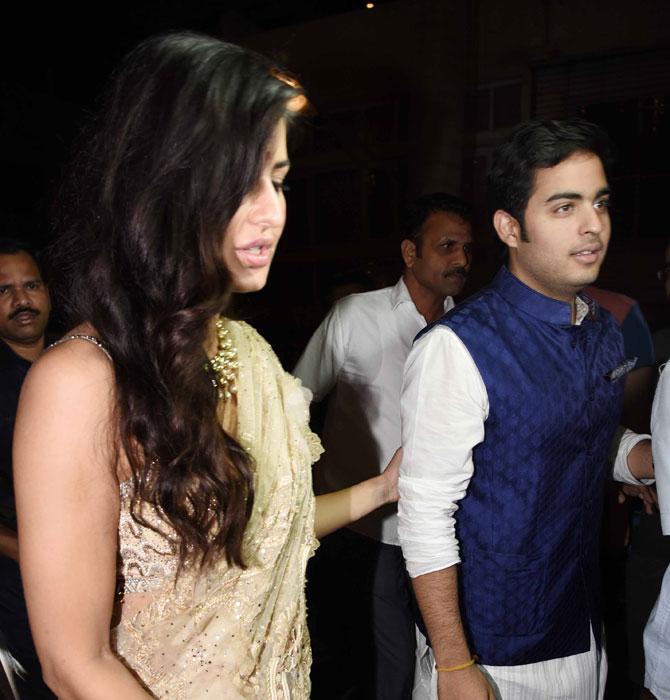 Photos: Akash Ambani and Katrina Kaif spotted partying together