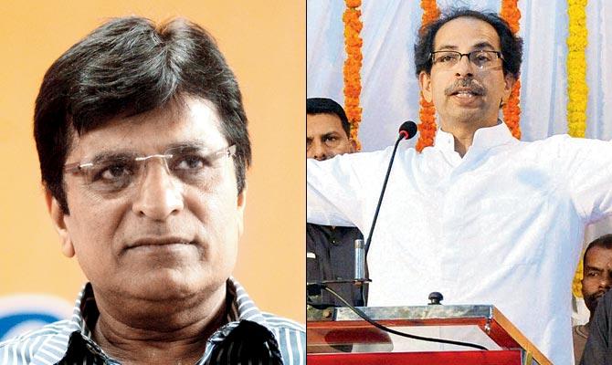 BJP MP Kirit Somaiya and Shiv Sena chief Uddhav Thackeray