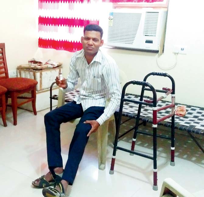 Mahesh Kadam, a haemophiliac, had to spend Rs 45,000 for the medicine to stop the bleeding in his leg
