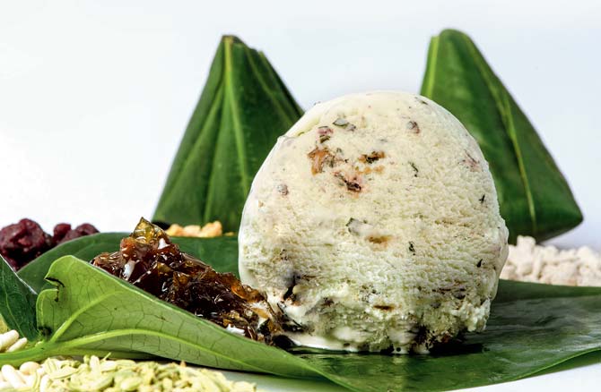 As many as 17 ingredients go into making a paan flavoured icecream