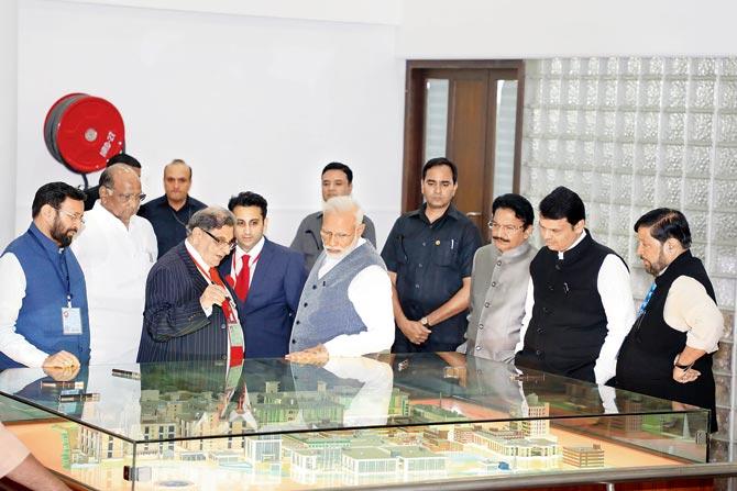 Prime Minister Narendra Modi visits the Serum Institute of India campus