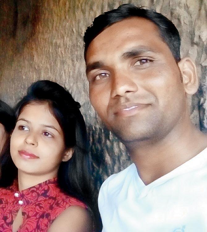 Pravin Pattebahaddara and Kalyani Kamble in happier times