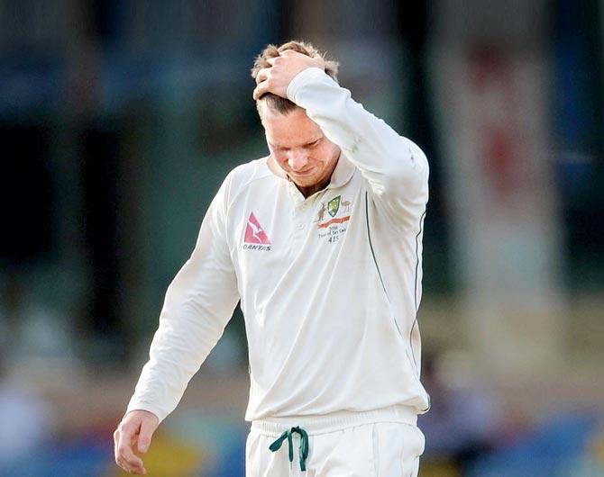 Australia captain Steven Smith, who is enduring a rough period in which the men from Down Under have lost five consecutive Test matches. Pic/AFP