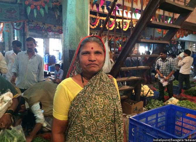 Lakshmi Kadam, 50, a vegetable vendor in Navi Mumbai, made Rs 2,000-Rs 3,000 per day before the note-ban. Her earnings fell by 50% since. She has a bank account, but saves money on a daily basis in a local credit society. “I support the note-ban but what are we, small businesses, supposed to do? These earnings are not enough,” she said