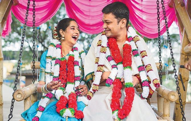 Animal activist Anand Siva’s daughter’s wedding had garlands made of cloth