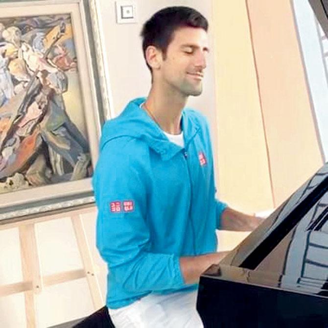 Djokovic performed the classical 