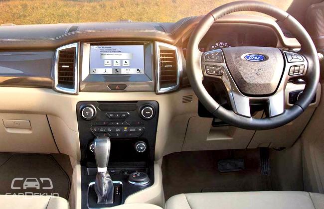 Ford Endeavour now available with Sync 3 Infotainment System