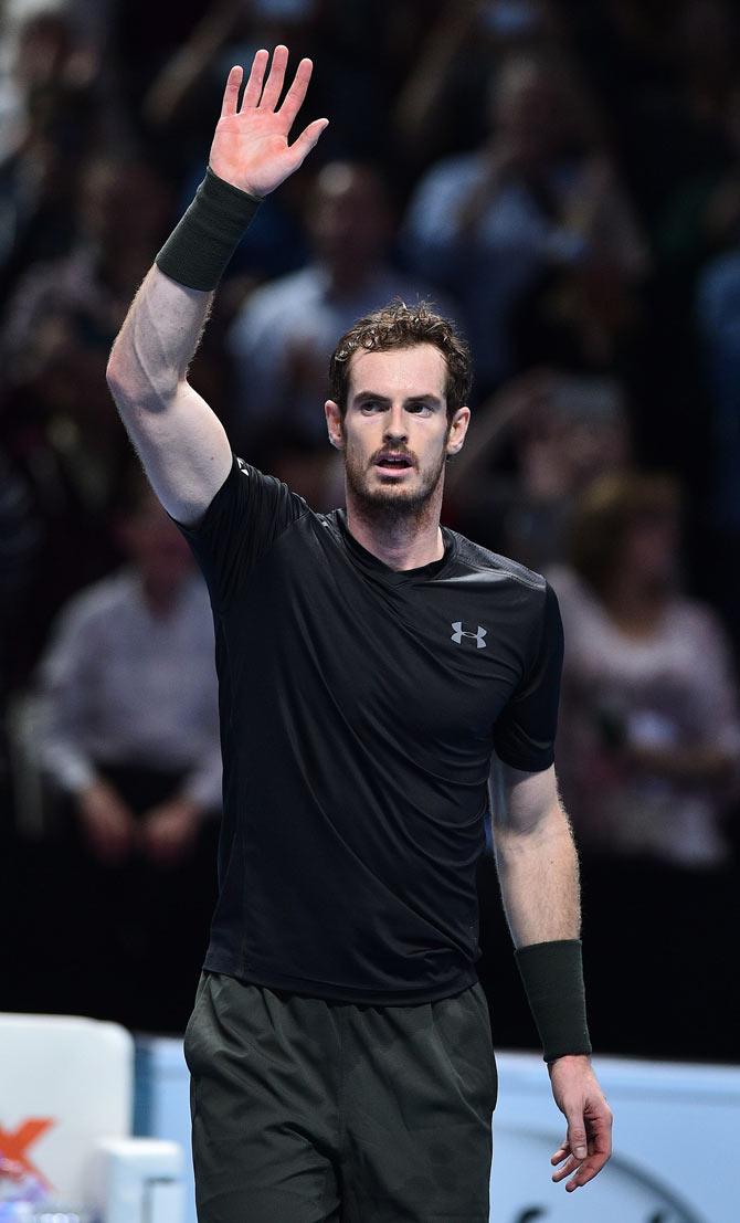 Andy Murray after his win