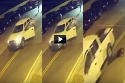 Duh! Drunk driver runs truck over his own leg