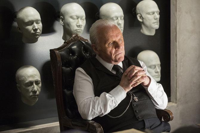 Anthony Hopkins as Dr. Ford in a still from 