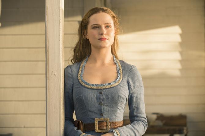 Evan Rachel Wood as Dolores in a still from 