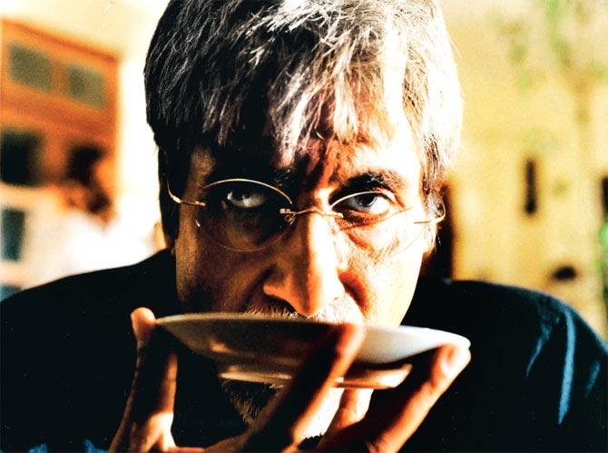 Amitabh Bachchan in a still from Sarkar (2005)