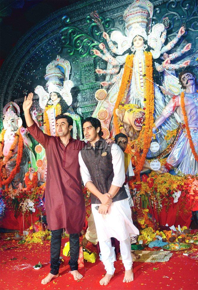 Ranbir Kapoor and Ayan Mukerji. Pic/Satej Shinde