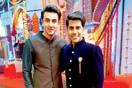 Spotted: Ranbir Kapoor shoots for a Diwali special show at Film City