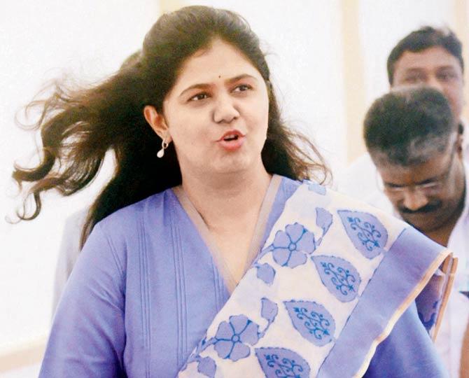 Pankaja Munde said she will quit the day she fails her people. File pic