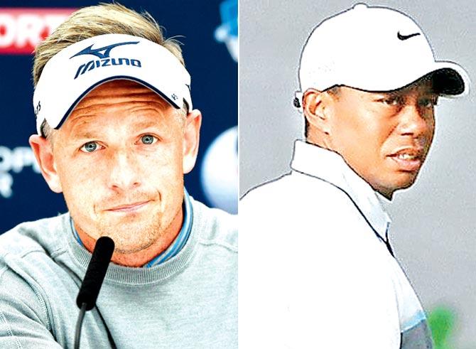 Luke Donald and Tiger Woods